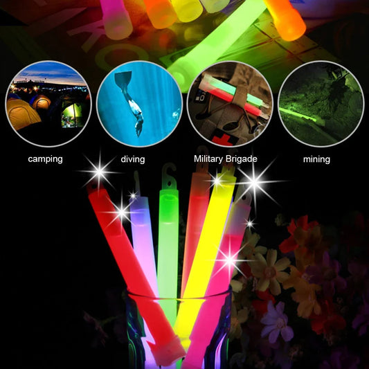 SOS Survival Glow Sticks - Professional Camping Light Gear